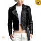 Cropped Leather Biker Jacket CW614007 www.cwmalls.com