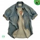 Distressed Denim Summer Shirt CW125116 | CWMALLS.COM