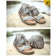 flat sandals with fringe CW305228 www.cwmalls.com