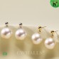 Freshwater Round Pearl Earrings CW156116 | CWMALLS.COM