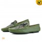 Green Leather Loafers CW740312 www.cwmalls.com