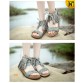 Leather Fringe Flat Sandals CW305228 www.cwmalls.com
