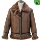 Men Toscana Shearling Bomber Jacket CW825933 | CWMALLS.COM