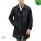 Mens Long Leather Coat CW826916 | CWMALLS.COM