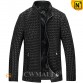 Mens Quilted Leather Jacket CW890205 | CWMALLS.COM