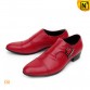 Red Italian Leather Dress Shoes CW762051 shoes.cwmalls.com