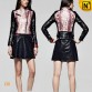 Round Neckline Cropped Jacket CW614004 www.cwmalls.com