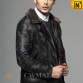 Shearling Aviator Bomber Jacket CW861259 www.cwmalls.com