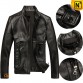 Black Leather Motorcycle Jackets CW812096 www.cwmalls.com