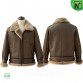 Toscana Shearling Sheepskin Bomber Jacket CW825935 | CWMALLS.COM 