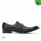 Trendy Leather Dress Loafer Black CW725616 | CWMALLS.COM